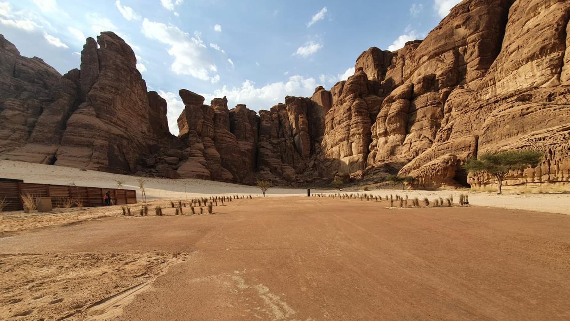 Image of sand dunes in a sand stabilzation construction site